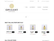 Tablet Screenshot of opulentperfumes.com